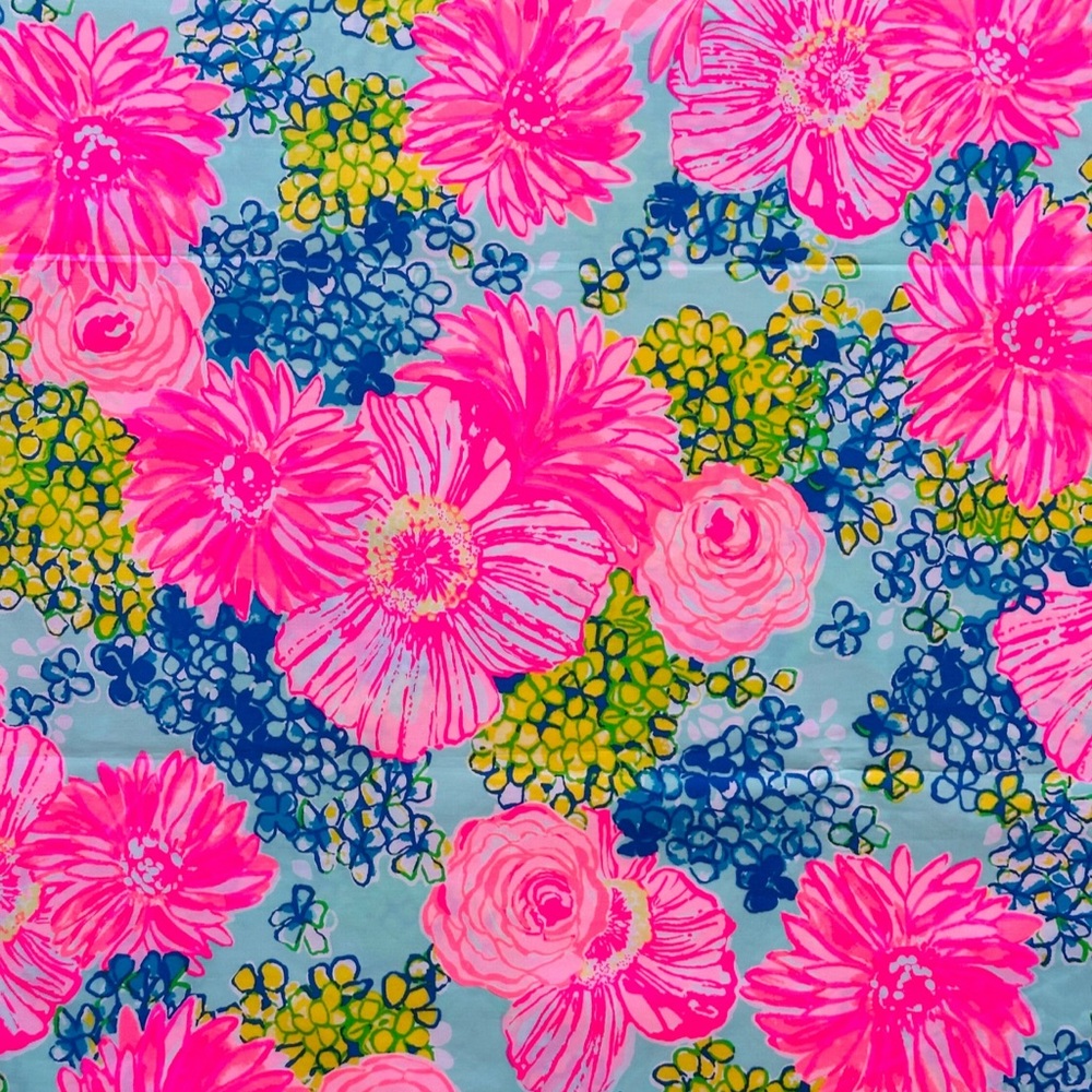 Lilly Pulitzer Floral Print in Pink and Blue